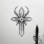 Tattoo sketch a small, hidden zodiac symbol o… – tattoo sketch (№1753821719_0, 29.07.2025 20:41) — tattoovalue.net