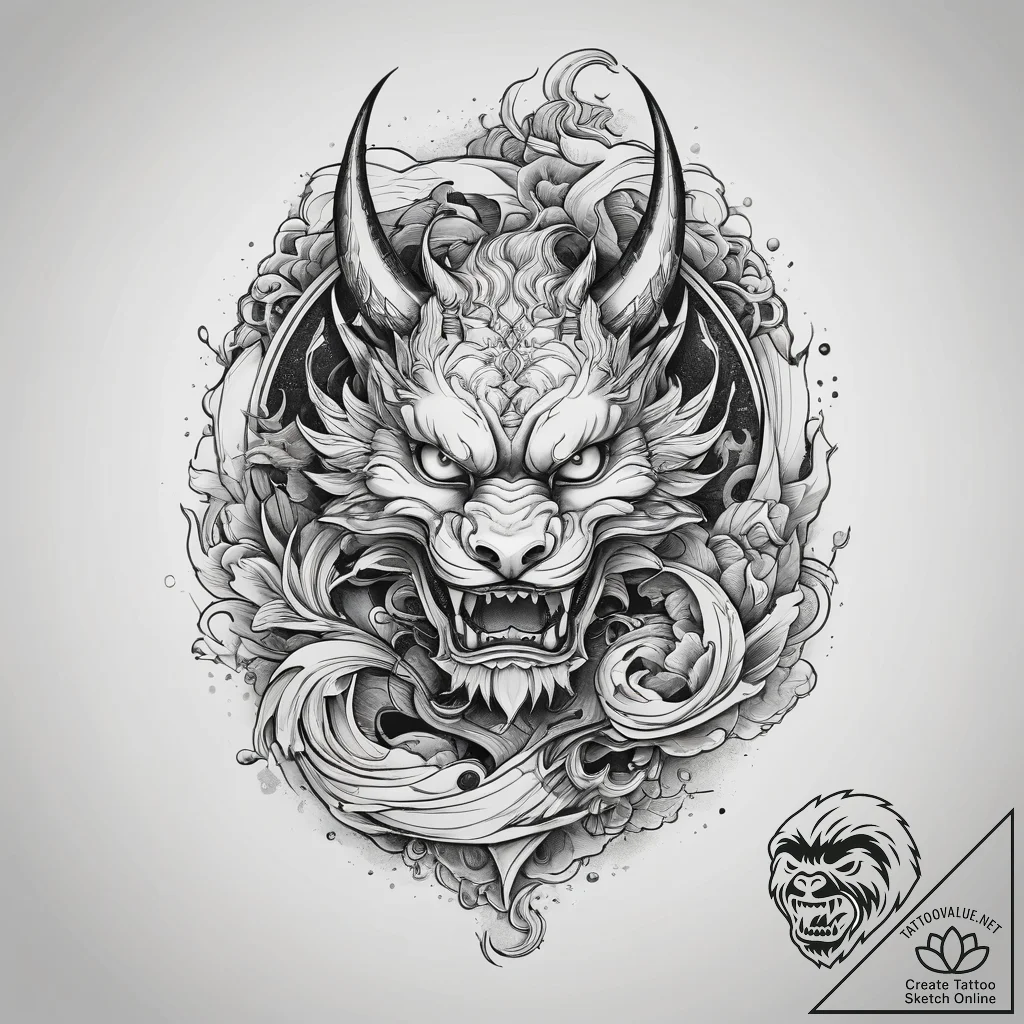Tattoo design a competitive gaming logo with... - tattoo sketch (№1753826986_0, 29.07.2025 22:09) — tattoovalue.net