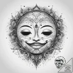 Tattoo design a classic “happy face” doodle.,… – tattoo sketch (№1753828716_0, 29.07.2025 22:38) — tattoovalue.net