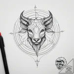 Tattoo sketch a minimalist representation of… – tattoo sketch (№1753832835_0, 29.07.2025 23:47) — tattoovalue.net