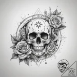 Tattoo design a personal constellation on the… – tattoo sketch (№1753834001_0, 30.07.2025 00:06) — tattoovalue.net
