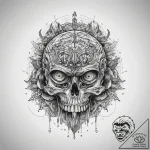 Tattoo design a complex brain or mind represe… – tattoo sketch (№1753864495_0, 30.07.2025 08:34) — tattoovalue.net