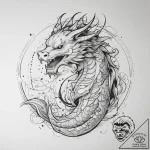 Tattoo sketch a zodiac constellation formed b… – tattoo sketch (№1753866081_0, 30.07.2025 09:01) — tattoovalue.net