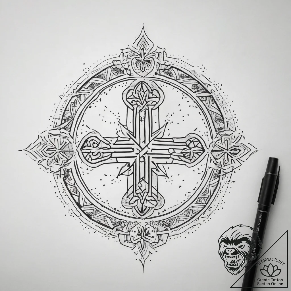 47. tattoo design: a cluster of three or five... - tattoo sketch (№1753867068_0, 30.07.2025 09:17) — tattoovalue.net