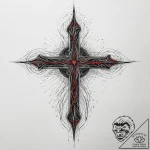 Tattoo design an abstract representation of “… – tattoo sketch (№1753868453_0, 30.07.2025 09:40) — tattoovalue.net
