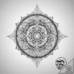 Unalome, tattoo sketch design, geometric tatt… – tattoo sketch (№1753868655_0, 30.07.2025 09:44) — tattoovalue.net