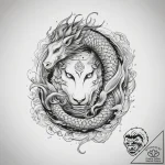 Tattoo sketch a single keyword representing t… – tattoo sketch (№1753873362_0, 30.07.2025 11:02) — tattoovalue.net