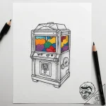 Tattoo sketch a silhouette of an arcade claw… – tattoo sketch (№1753877493_0, 30.07.2025 12:11) — tattoovalue.net