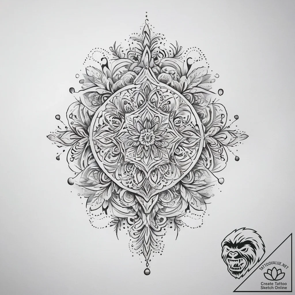 Tattoo design a soft, dreamy watercolor backg... - tattoo sketch (№1753878290_0, 30.07.2025 12:24) — tattoovalue.net