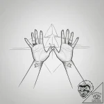 Tattoo sketch two hands reaching for the same… – tattoo sketch (№1753886593_0, 30.07.2025 14:43) — tattoovalue.net