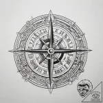 Tattoo design a custom roman numeral date rep… – tattoo sketch (№1753887192_0, 30.07.2025 14:53) — tattoovalue.net