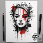 Barcode, tattoo flash sheet design, bold outl… – tattoo sketch (№1753889742_0, 30.07.2025 15:35) — tattoovalue.net