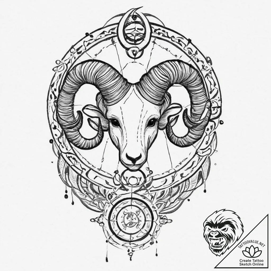 Tattoo design an abstract representation of t... - tattoo sketch (№1753892331_0, 30.07.2025 16:18) — tattoovalue.net