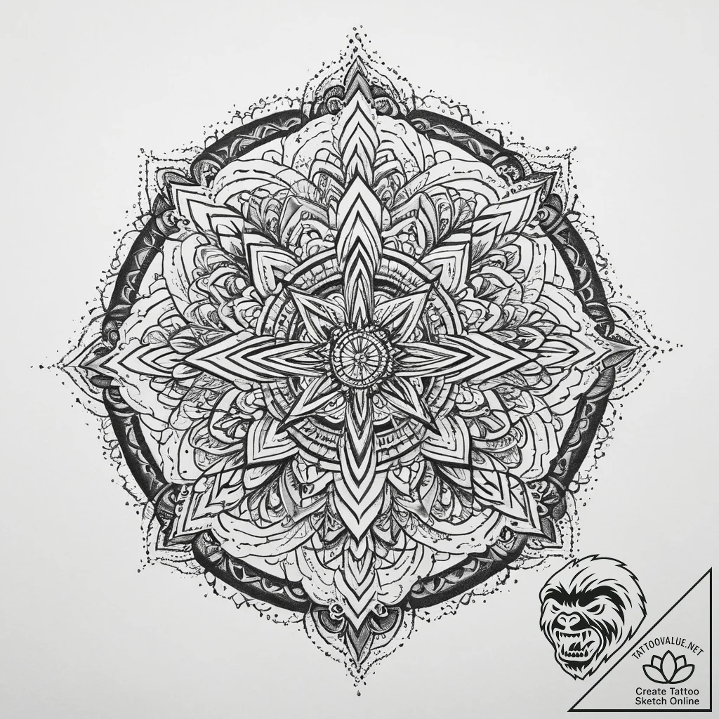 Chain, tattoo sketch design, on a clean white... - tattoo sketch (№1753893534_0, 30.07.2025 16:38) — tattoovalue.net