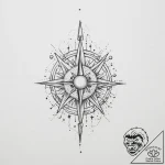 Space, tattoo flash sheet design, minimalist… – tattoo sketch (№1753896960_0, 30.07.2025 17:36) — tattoovalue.net