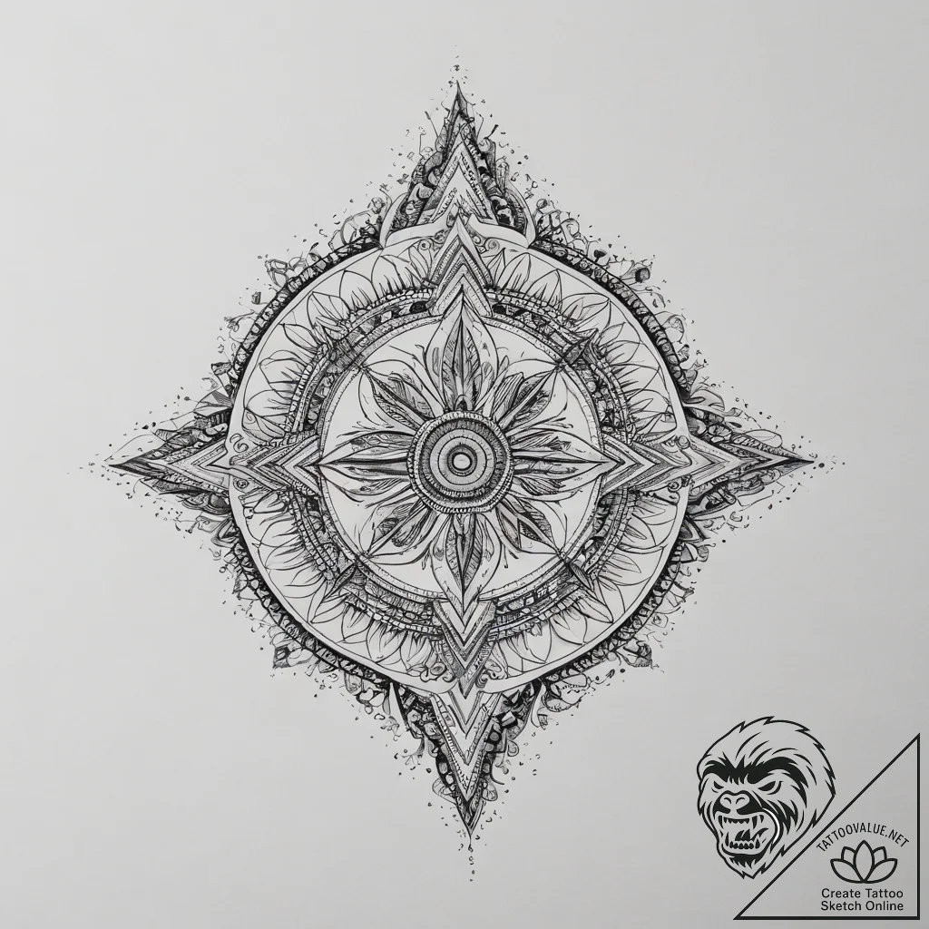 3. р›сѓрѕрѕрёс†р° (р›сѓрѕрѕрёс†р°, рўрёрјрірѕ... - tattoo sketch (№1753901149_0, 30.07.2025 18:45) — tattoovalue.net