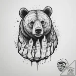 Tattoo sketch a “mama bear” or “papa bear” wi… – tattoo sketch (№1753904923_0, 30.07.2025 19:48) — tattoovalue.net
