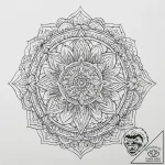 Tattoo design a starlit night sky, with a sin… – tattoo sketch (№1753905513_0, 30.07.2025 19:58) — tattoovalue.net