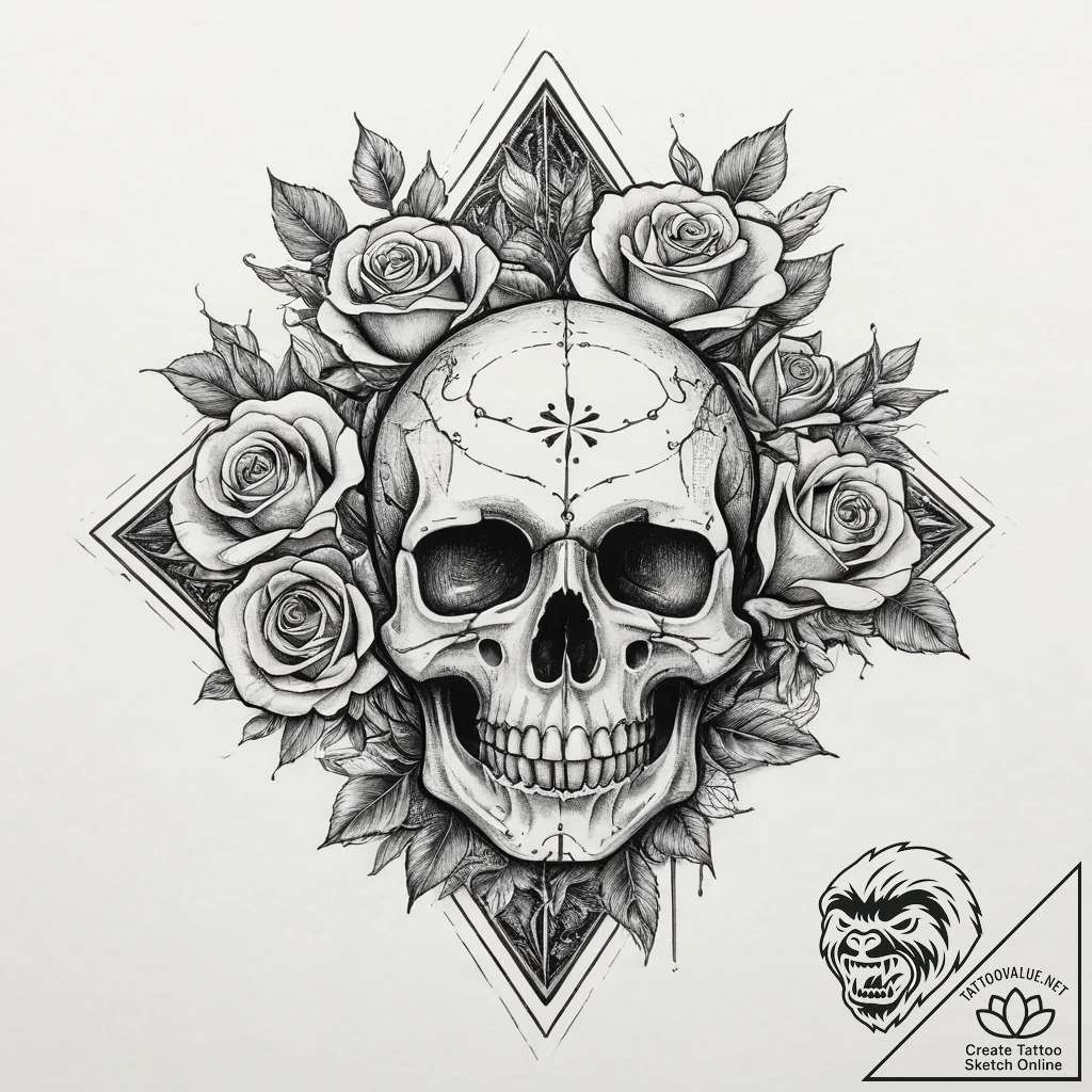 A long-haul truck driving down a deserted hig... - tattoo sketch (№1753906704_0, 30.07.2025 20:18) — tattoovalue.net
