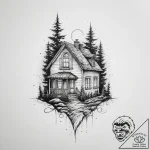 Tattoo design a minimalist representation of… – tattoo sketch (№1753907096_0, 30.07.2025 20:24) — tattoovalue.net