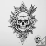 Tattoo design a simple ‘level up’ arrow linew… – tattoo sketch (№1753907685_0, 30.07.2025 20:34) — tattoovalue.net