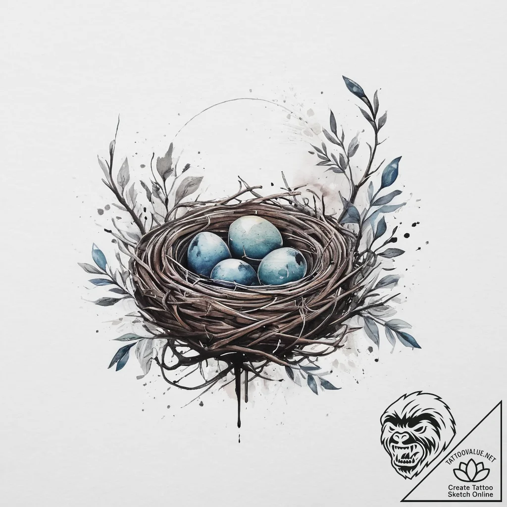 Tattoo sketch: a stylized depiction of a crad... - tattoo sketch (№1753909864_0, 30.07.2025 21:11) — tattoovalue.net