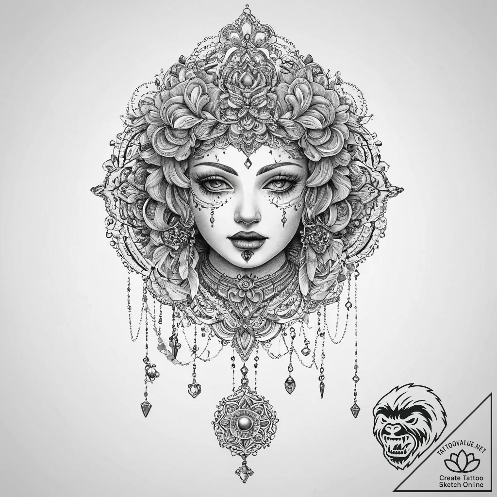 A marionette with cut strings, tattoo line ar... - tattoo sketch (№1753912641_0, 30.07.2025 21:57) — tattoovalue.net