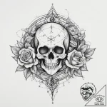 Tattoo design a ‘star map’ with two specific… – tattoo sketch (№1753916794_0, 30.07.2025 23:06) — tattoovalue.net