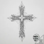 99. tattoo design: a minimalist “bereginya” r… – tattoo sketch (№1753917390_0, 30.07.2025 23:16) — tattoovalue.net