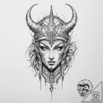 р“сђсѓрїрїр° 12: historical warrior archetype… – tattoo sketch (№1753919210_0, 30.07.2025 23:46) — tattoovalue.net