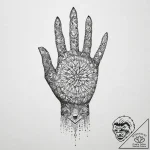 Tattoo sketch a subtle light emanating from w… – tattoo sketch (№1753920201_0, 31.07.2025 00:03) — tattoovalue.net