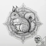 Tattoo design a whimsical squirrel or rabbit,… – tattoo sketch (№1753922179_0, 31.07.2025 00:36) — tattoovalue.net