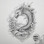 The interior of a traditional japanese tea ho… – tattoo sketch (№1753924353_0, 31.07.2025 01:12) — tattoovalue.net