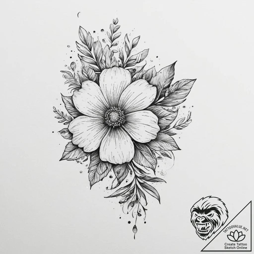 р“сђсѓрїрїр° 5: р¦рірµс‚рѕс‡рѕс‹рµ рё р р°сѓс... - tattoo sketch (№1753933572_0, 31.07.2025 03:46) — tattoovalue.net