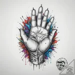 Tattoo design a detailed depiction of callous… – tattoo sketch (№1753934163_0, 31.07.2025 03:56) — tattoovalue.net