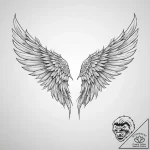 Wings – tattoo sketch (№1753939253_0, 31.07.2025 05:20) — tattoovalue.net