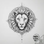 Tattoo design a zodiac sign with a background… – tattoo sketch (№1753939840_0, 31.07.2025 05:30) — tattoovalue.net