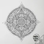 Tattoo design a small, minimalist camping sce… – tattoo sketch (№1753941597_0, 31.07.2025 05:59) — tattoovalue.net