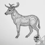 Tattoo design a zodiac animal’s silhouette fo… – tattoo sketch (№1753942772_0, 31.07.2025 06:19) — tattoovalue.net