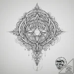 Tattoo design a powerful thought bubble with… – tattoo sketch (№1753943358_0, 31.07.2025 06:29) — tattoovalue.net