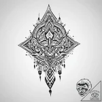 Tribal (pattern) – tattoo sketch (№1753943554_0, 31.07.2025 06:32) — tattoovalue.net