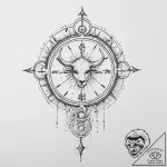Tattoo sketch a zodiac glyph with its corresp… – tattoo sketch (№1753944728_0, 31.07.2025 06:52) — tattoovalue.net