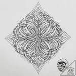 Tattoo design an abstract pattern of intertwi… – tattoo sketch (№1753945317_0, 31.07.2025 07:01) — tattoovalue.net