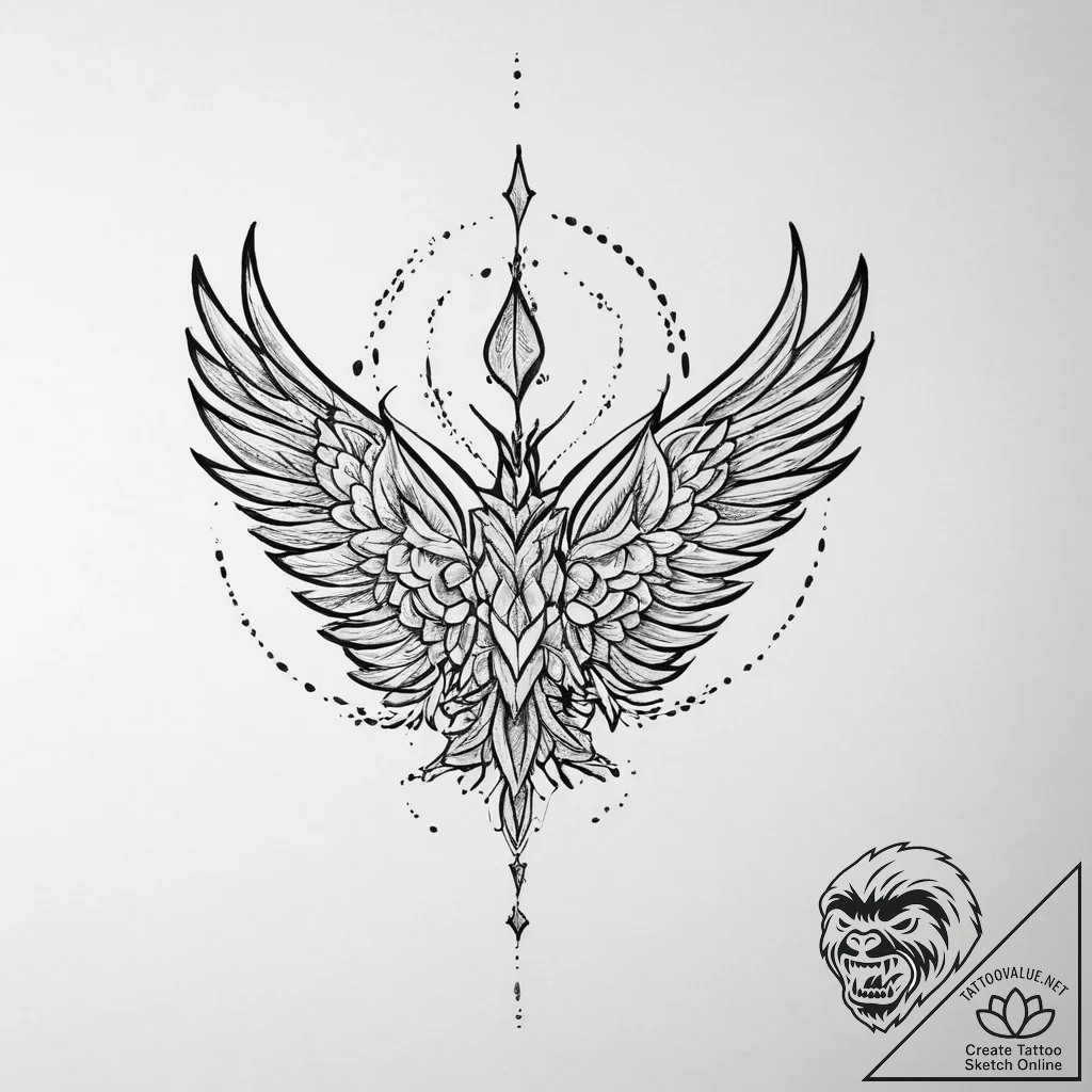 Amazon - tattoo sketch (№1753945904_0, 31.07.2025 07:11) — tattoovalue.net