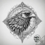 The three-eyed raven from game of thrones, ta… – tattoo sketch (№1753947367_0, 31.07.2025 07:36) — tattoovalue.net
