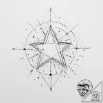 Tattoo sketch a delicate constellation of a s… – tattoo sketch (№1753949058_0, 31.07.2025 08:04) — tattoovalue.net