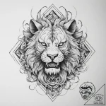 Tattoo sketch a geometric interpretation of a… – tattoo sketch (№1753949481_0, 31.07.2025 08:11) — tattoovalue.net