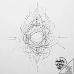 Tattoo design an abstract representation of c… – tattoo sketch (№1753950750_0, 31.07.2025 08:32) — tattoovalue.net