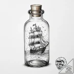 Tattoo sketch a highly detailed miniature shi… – tattoo sketch (№1753951595_0, 31.07.2025 08:46) — tattoovalue.net