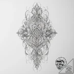 Tattoo sketch exposed muscle fibers or bone,… – tattoo sketch (№1753959737_0, 31.07.2025 11:02) — tattoovalue.net